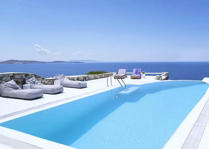 Spectacular Sunset Pool By Calypso Sunset 别墅 Mykonos Town